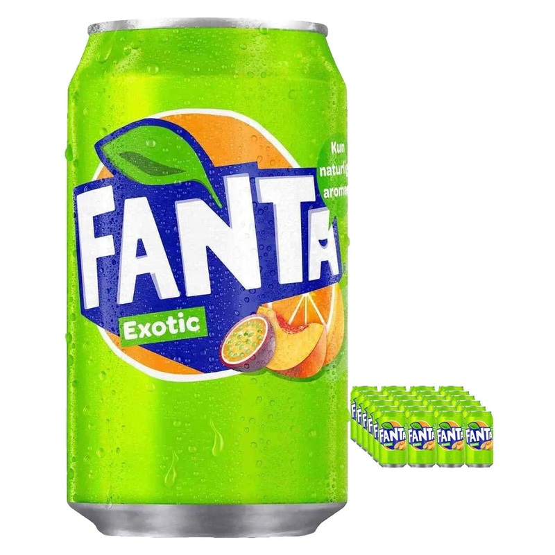 Fanta Exotic Can Multipack, 24 x 330 ml