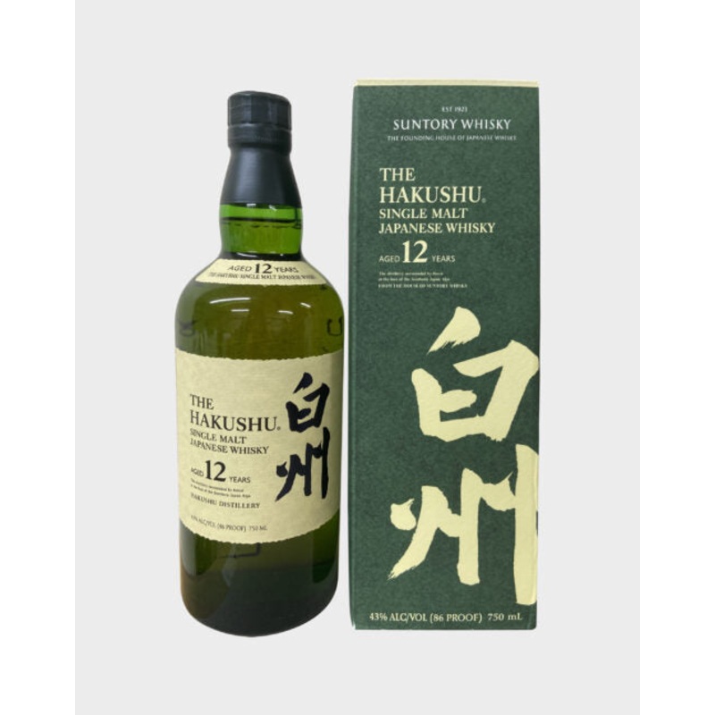 Hakushu 12 Year Japanese Single Malt Whisky 750 ML