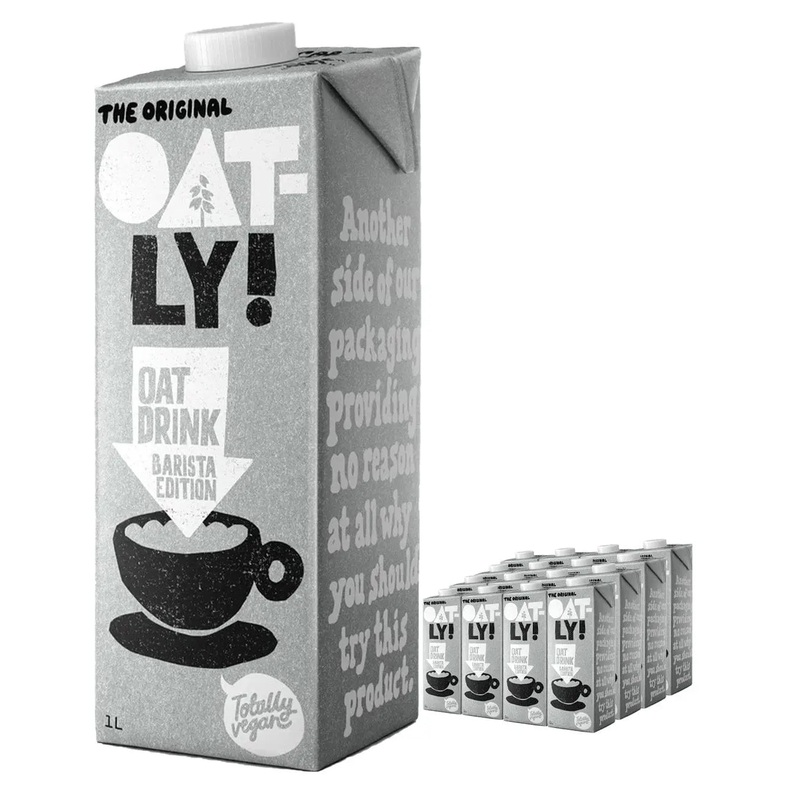 Oatly Oat Drink Barista Edition Multipack, 12 x 1 L