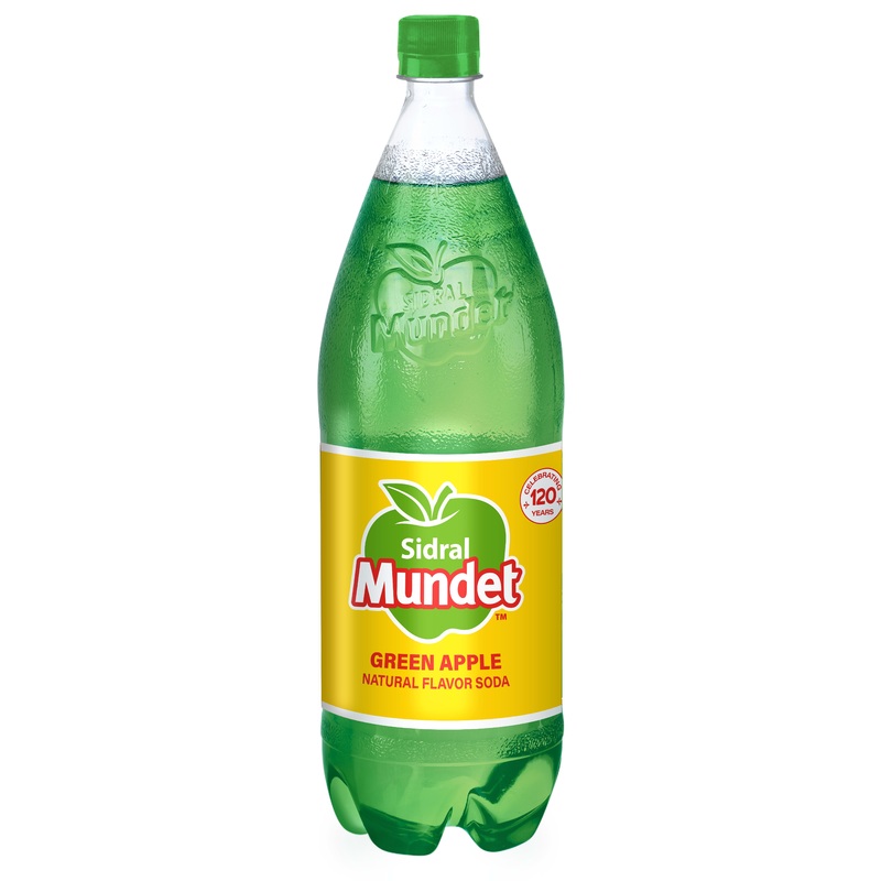 Sidral Mundet Green Apple Soda 8 Pack (1.5 L Bottles)
