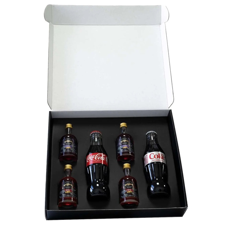 Kopparberg  4 Rum Miniature. 5 cl & Coca Cola Gift Box