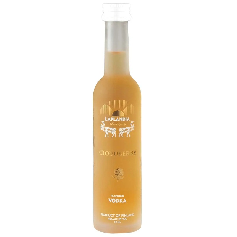 Laplandia Aureus Cloudberry Vodka Miniature, 5 cl