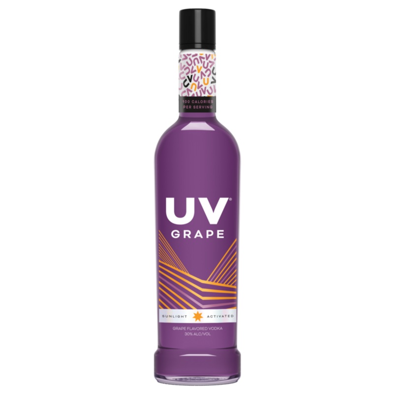 Uv Grape Flavored Vodka 60 750ML