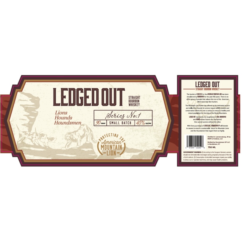 Ledged Out Straight Bourbon Whiskey Series No.1