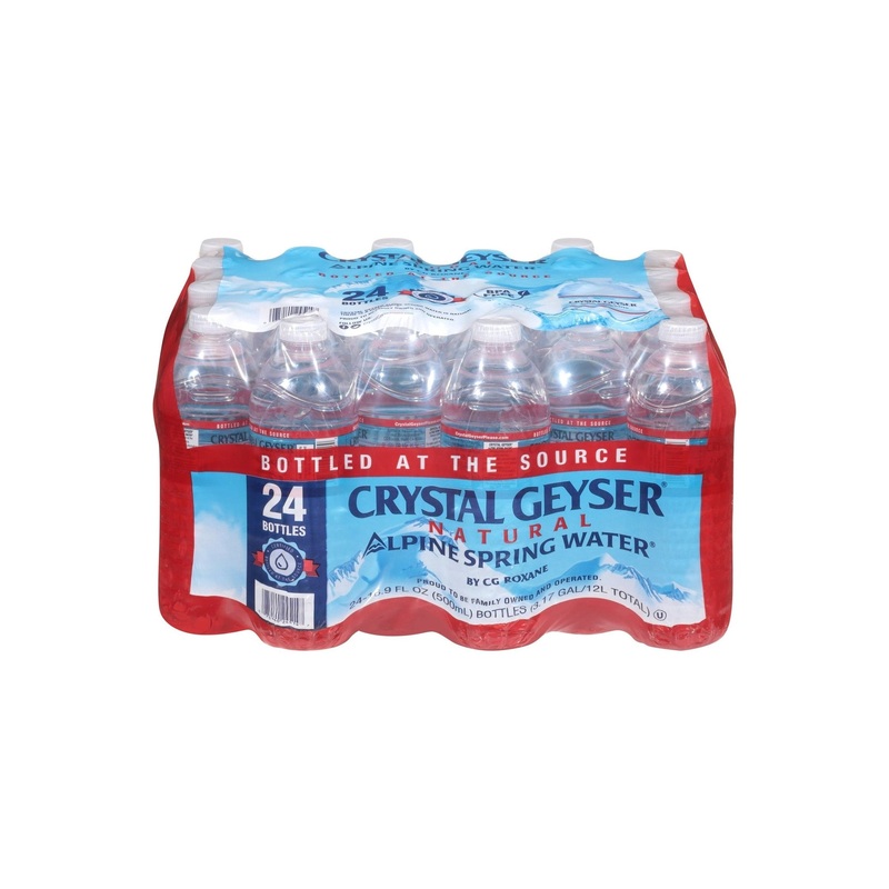 CRYSTAL GEYSER Mineral Water 24pk 500ml
