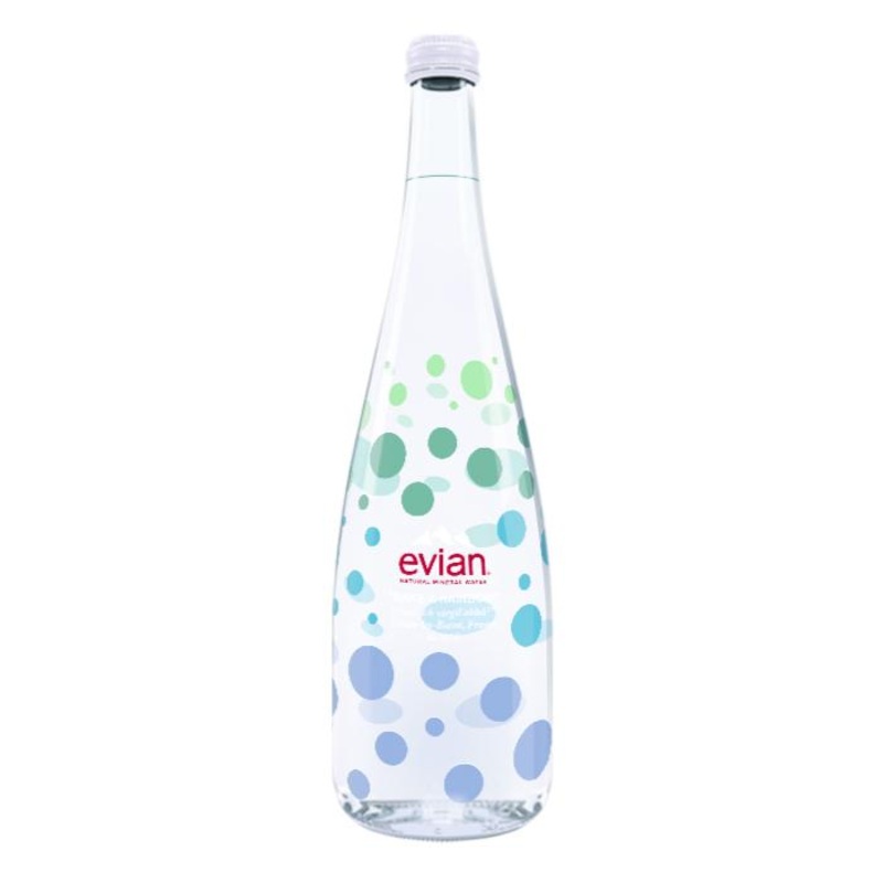 Evian X Pharrell Williams Humanrace Sparkling Water 6PK