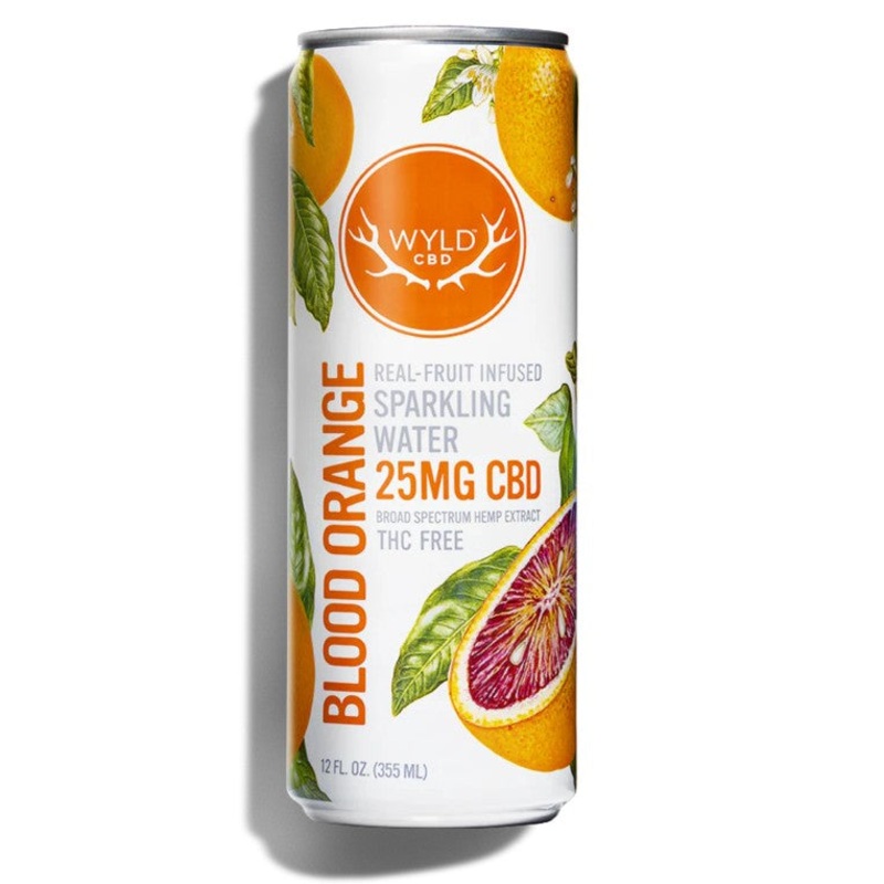 WYLD CBD Blood Orange Sparkling Water 12oz
