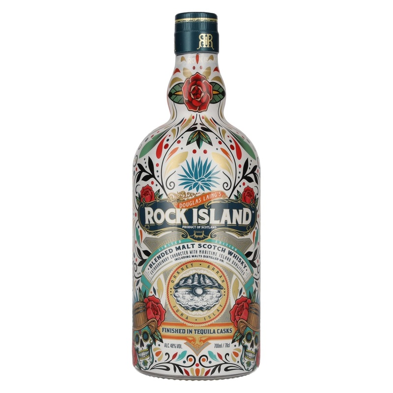 Douglas Laing ROCK ISLAND Tequilla Cask Finish Edition Single Malt 48% Vol. 0,7l