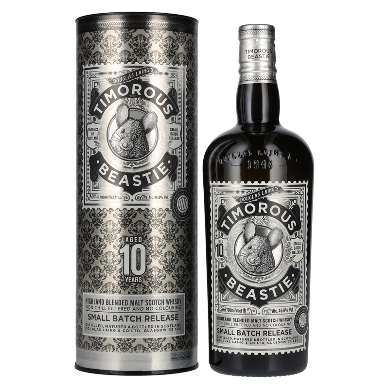 Douglas Laing TIMOROUS BEASTIE 10 Years Old Small Batch Release 46,8% Vol. 0,7l in Giftbox