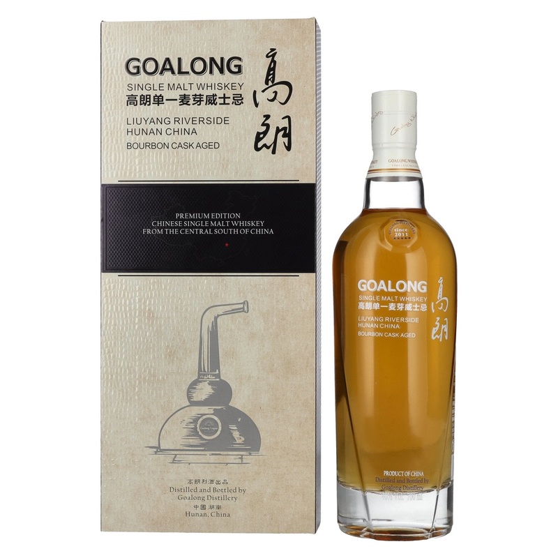 GOALONG Single Malt BOURBON CASK Chinese Whisky 40% Vol. 0,7l in Giftbox
