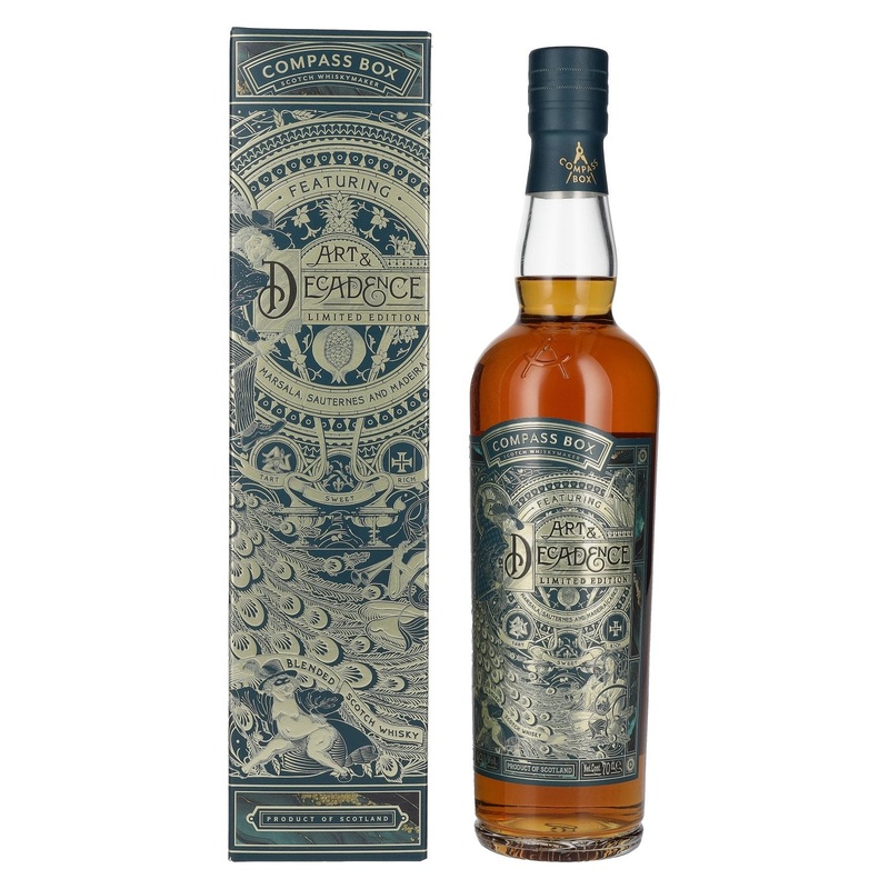 Compass Box ART & DECADENCE Blended Scotch Whisky 49% Vol. 0,7l in Giftbox