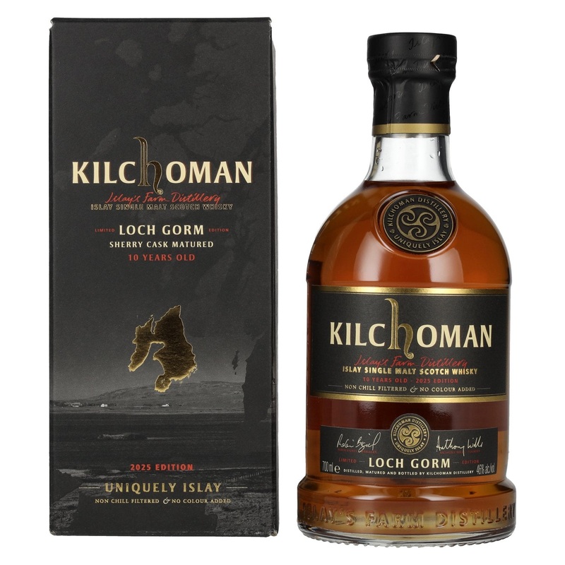 Kilchoman 10 Years Old LOCH GORM Limited Edition 2025 46% Vol. 0,7l in Giftbox