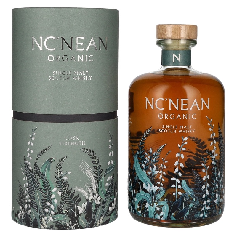 Ncnean ORGANIC Cask Strength Single Malt Scotch Whisky Batch 06 59,6% Vol. 0,7l in Giftbox
