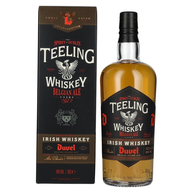 Teeling Small Batch DUVEL Belgian Ale Beer Cask Collaboration Irish Whiskey 46% Vol. 0,7l in Giftbox