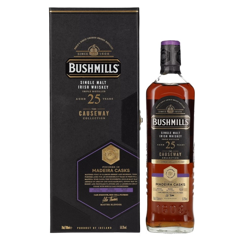Bushmills THE CAUSEWAY COLLECTION Single Malt Madeira Casks 1996 50,3% Vol. 0,7l in Giftbox