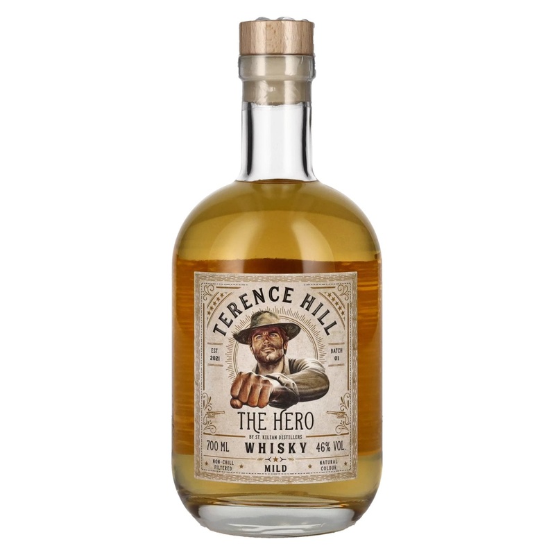 Terence Hill THE HERO Whisky Mild 46% Vol. 0,7l