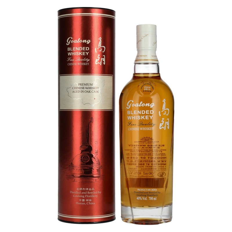 GOALONG Premium Blended OAK CASK Chinese Whiskey 40% Vol. 0,7l in Giftbox