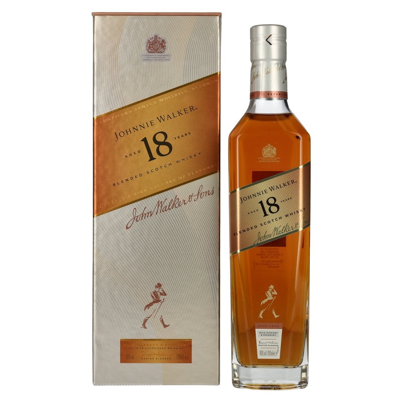 Johnnie Walker 18 Years Old Blended Scotch Whisky 40% Vol. 0,7l in Giftbox