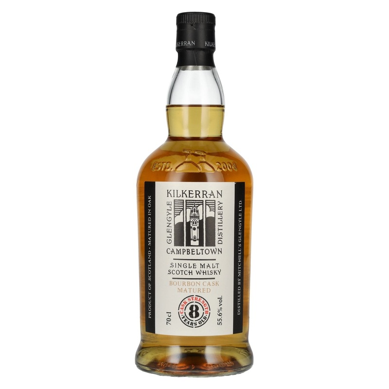 Kilkerran Glengyle Distillery 8 Years Old Campbeltown Single Malt Bourbon Cask Strength 55,6% Vol. 0,7l