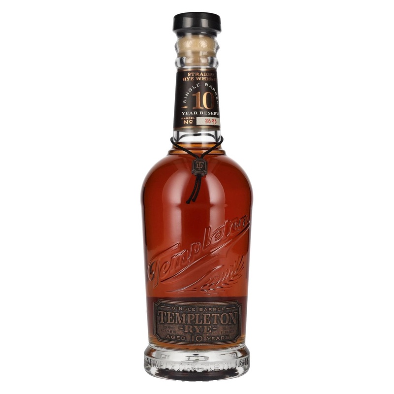 Templeton RYE 10 Years Old SINGLE BARREL Straigth Rye Whiskey 52% Vol. 0,7l