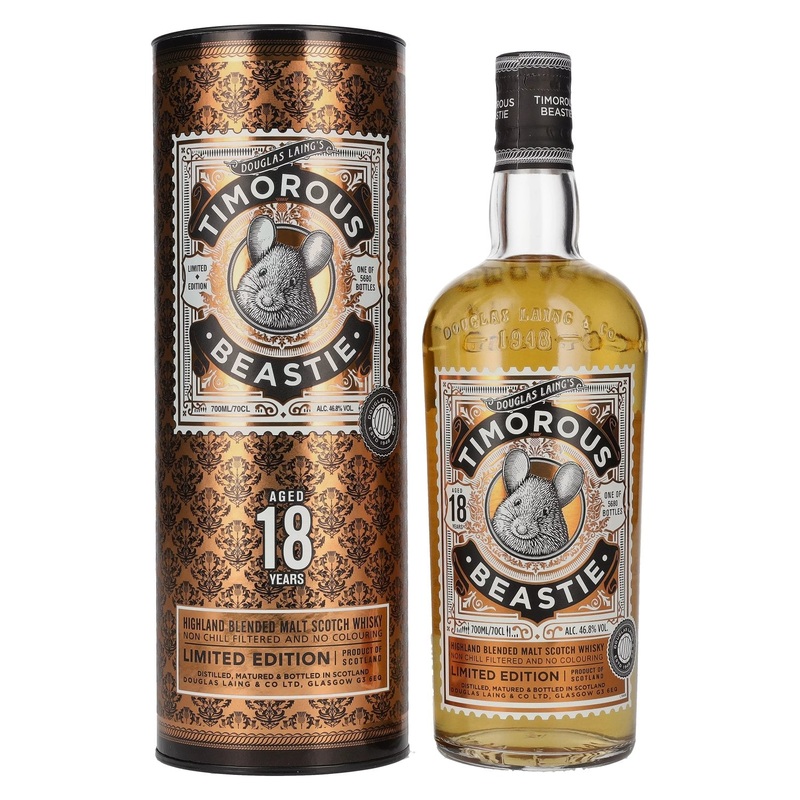 Douglas Laing TIMOROUS BEASTIE 18 Years Old Limited Edition 46,8% Vol. 0,7l in Giftbox