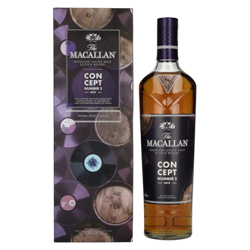 The Macallan CONCEPT N 2 Limited Edition 2019 40% Vol. 0,7l in Giftbox