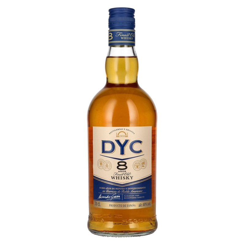DYC Destilerias y Crianza 8 Anos Finest Old Whisky 40% Vol. 0,7l