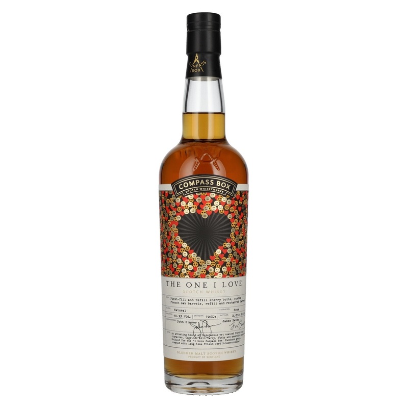 Compass Box THE ONE I LOVE Blended Malt Scotch Whisky 48,9% Vol. 0,7l