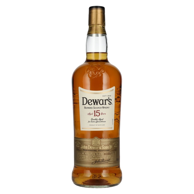 Dewar's 15 Years Old Double Aged Blended Scotch Whisky 40% Vol. 1l