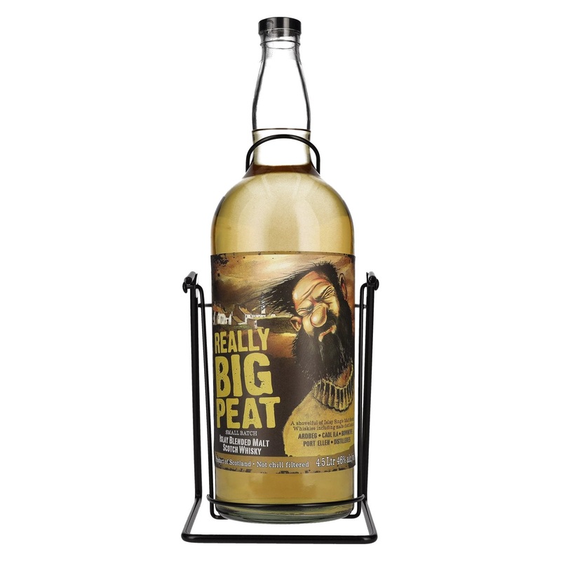 Douglas Laing BIG PEAT Islay Blended Malt 46% Vol. 4,5l with swivel stand
