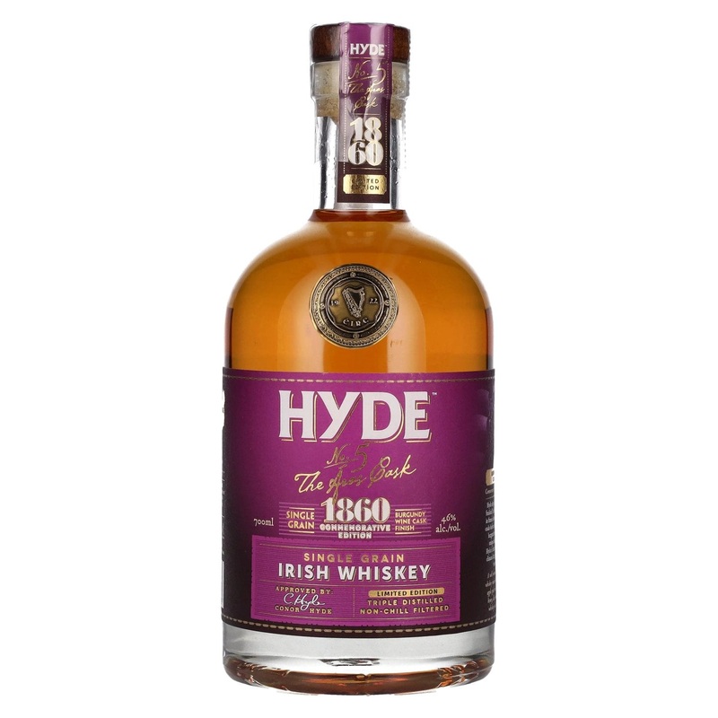 Hyde No.5 THE ARAS CASK 1860 Single Grain Burgundy Cask Finish 46% Vol. 0,7l