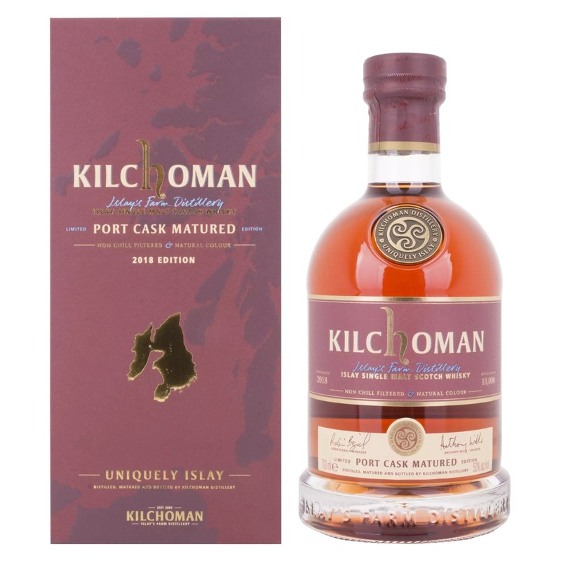 Kilchoman PORT CASK MATURED Limited Edition Single Malt Scotch Whisky 2024 50% Vol. 0,7l in Giftbox