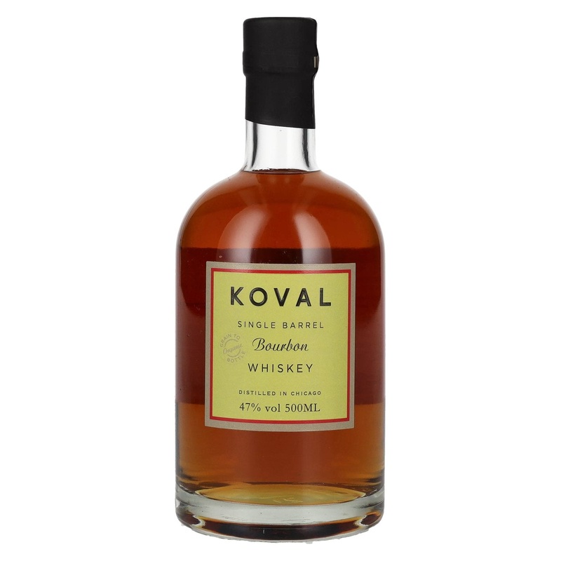 Koval BOURBON Single Barrel Whiskey 47% Vol. 0,5l