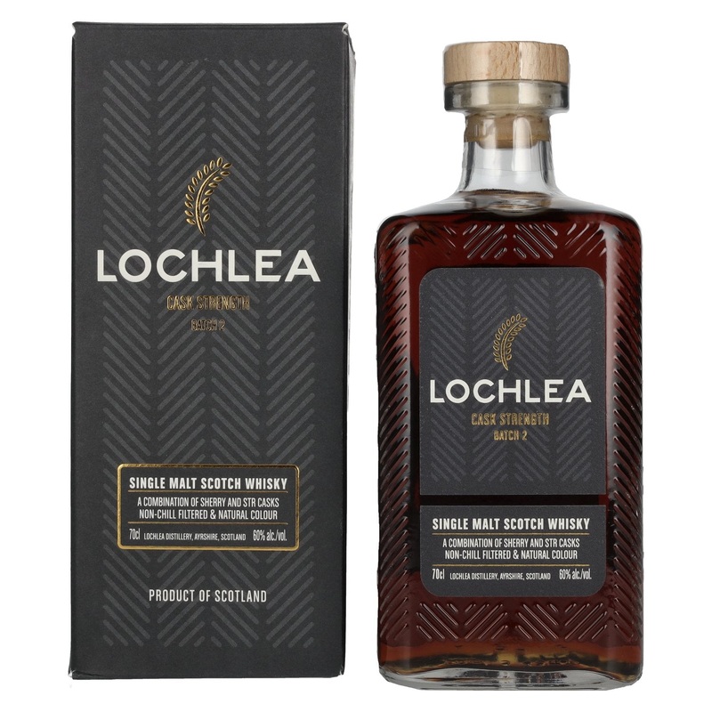 Lochlea CASK STRENGTH Single Malt Whisky Batch 2 60% Vol. 0,7l in Giftbox