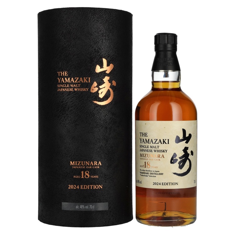 Suntory The Yamazaki 18 Years MIZUNARA Tsukuriwake Selection Single Malt Japanese Whisky 2024 48% Vo 0,7l in Giftbox