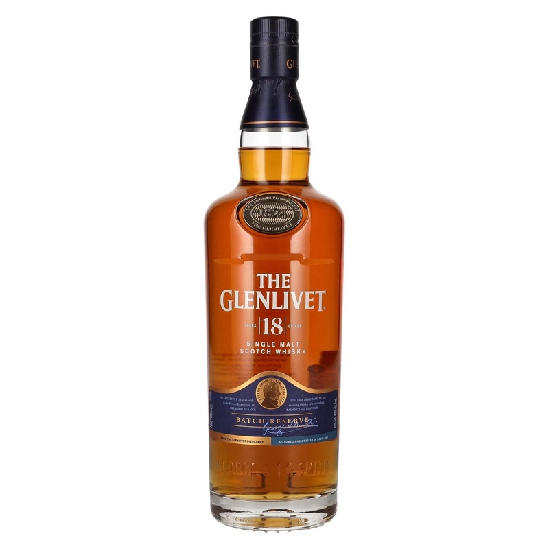 The Glenlivet 18 Years Old Single Malt Scotch Whisky 43% Vol. 0,7l
