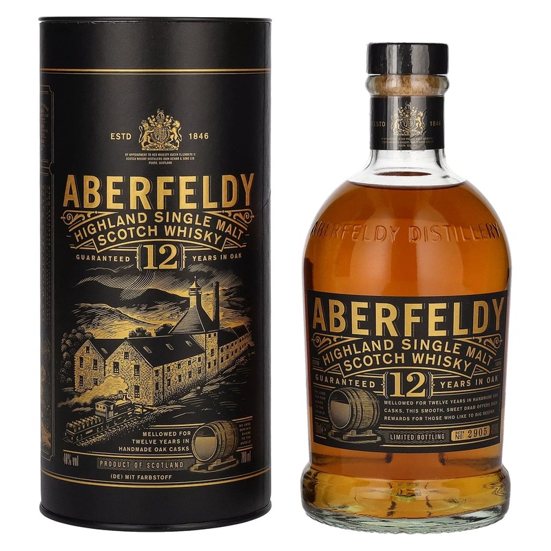 Aberfeldy 12 Years Old Highland Single Malt GB 40% Vol. 0,7l in Giftbox