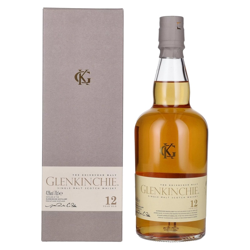 Glenkinchie 12 Years Old Single Malt Scotch Whisky 43% Vol. 0,7l in Giftbox