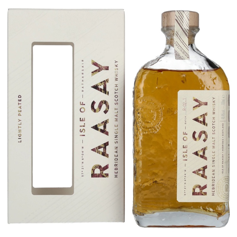 Isle of RAASAY Hebridean Single Malt R-02.1 46,4% Vol. 0,7l in Giftbox