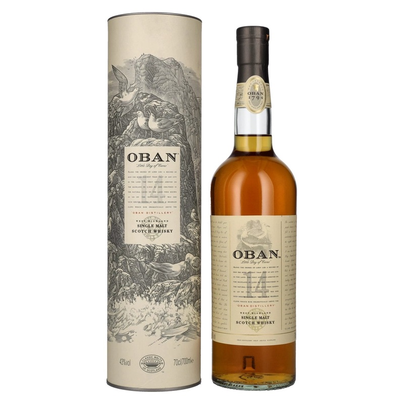 Oban 14 Years Old Single Malt Whisky 43% Vol. 0,7l in Giftbox