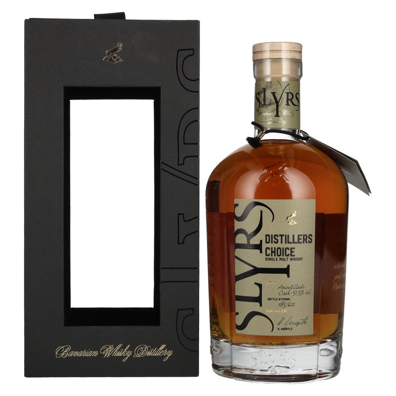 Slyrs DISTILLERS CHOICE Helmut Knoepfle Amontillado Cask Single Malt Whisky 51,5% Vol. 0,7l in Giftbox