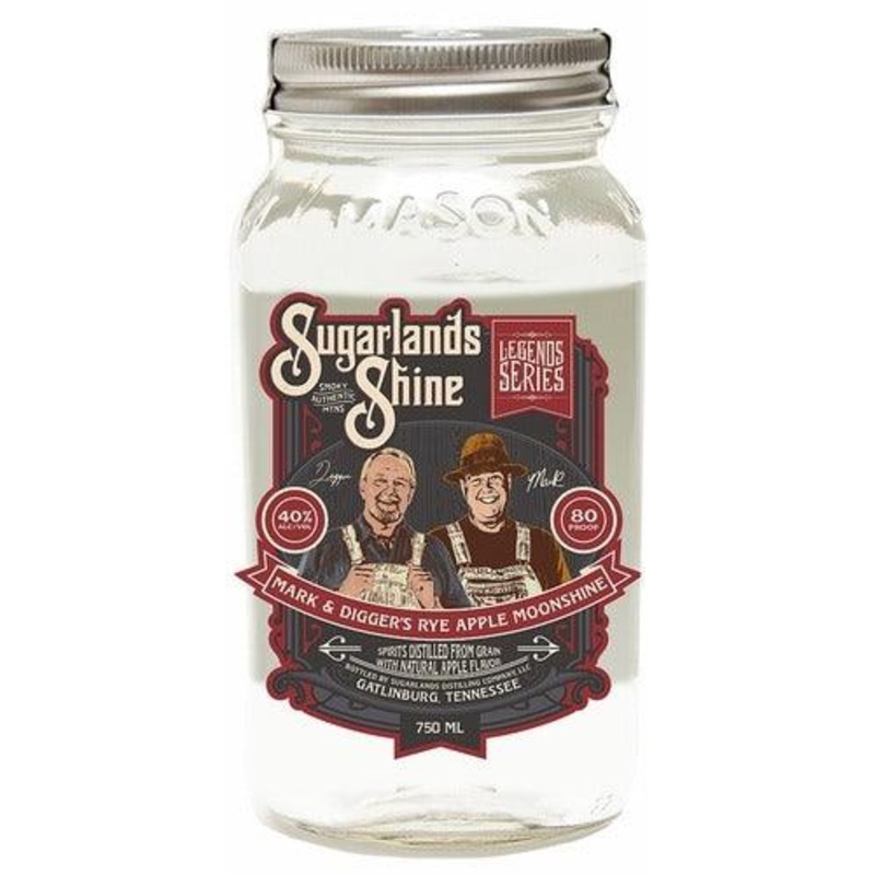Sugarlands Shine Mark & Digger'S Rye Apple Moonshine (750Ml)