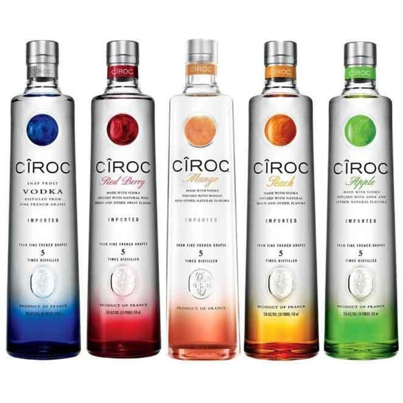 Croc Vodka Collection (5 Bottles)