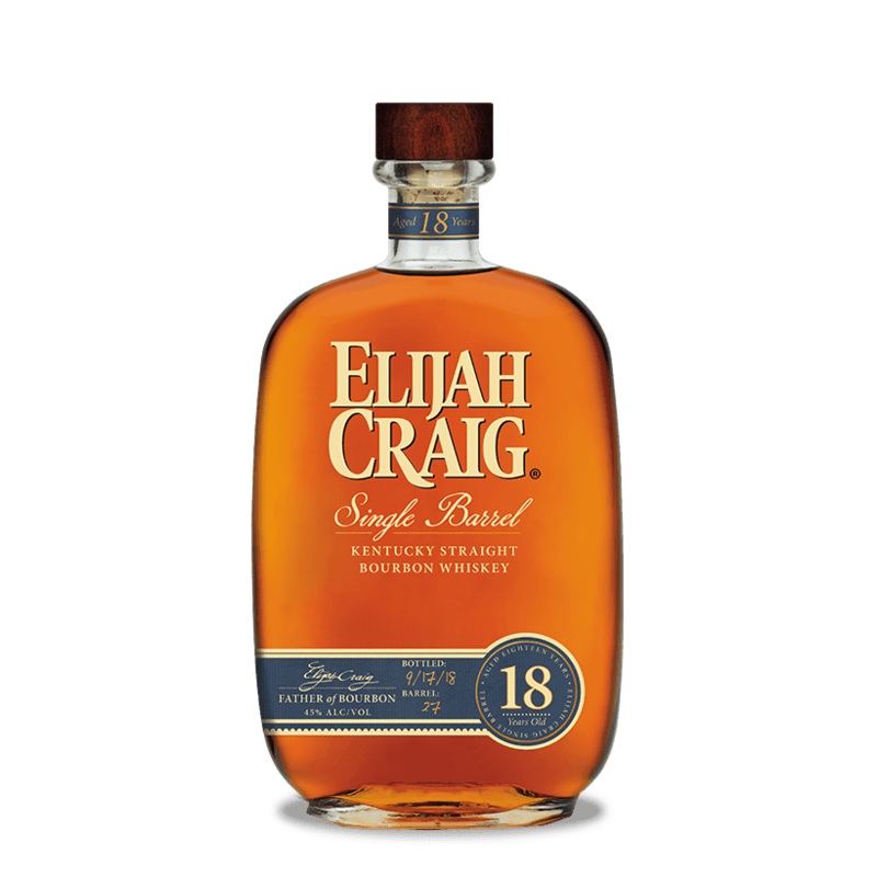 Elijah Craig 18 Year Single Barrel Kentucky Straight Bourbon Whiskey (750Ml)