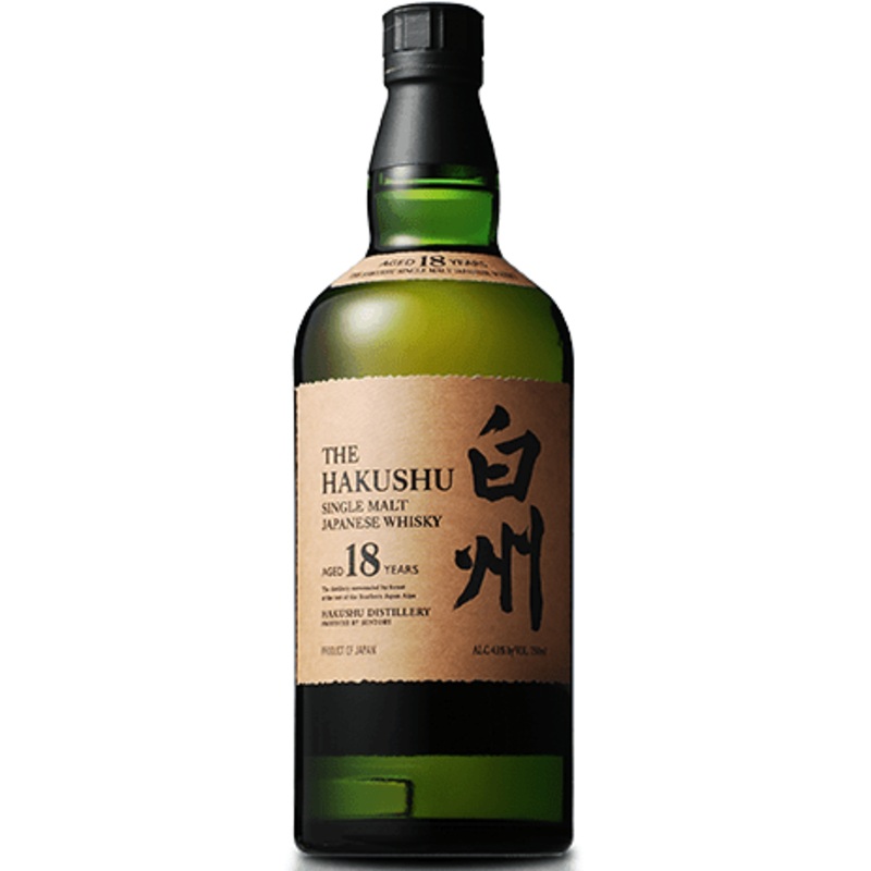 Hakushu 18 Year Old Single Malt Japanese Whisky (750Ml)