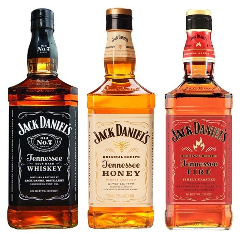 Jack Daniel's Whiskey Collection (3 Bottles)