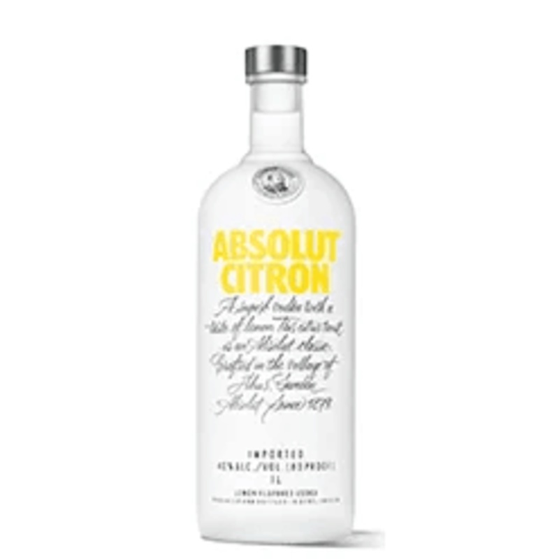 Absolut Citron Vodka (750Ml)