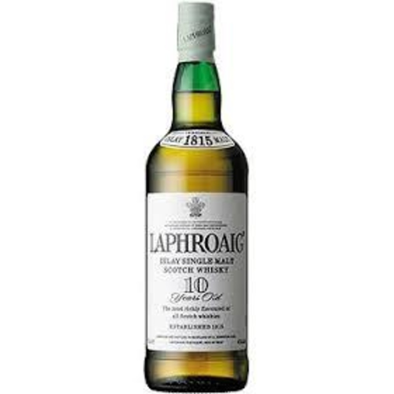 Laphroaig 10 Year Scotch Whiskey (750Ml)