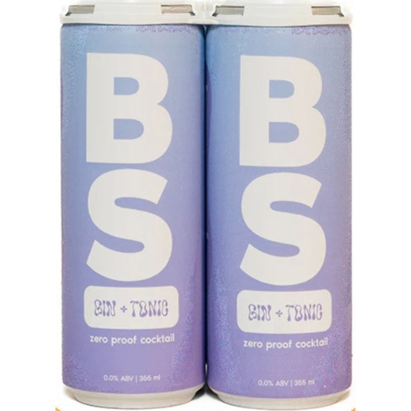 Big Spoon Zero Proof Cocktail: Gin & Tonic (4 Pack)