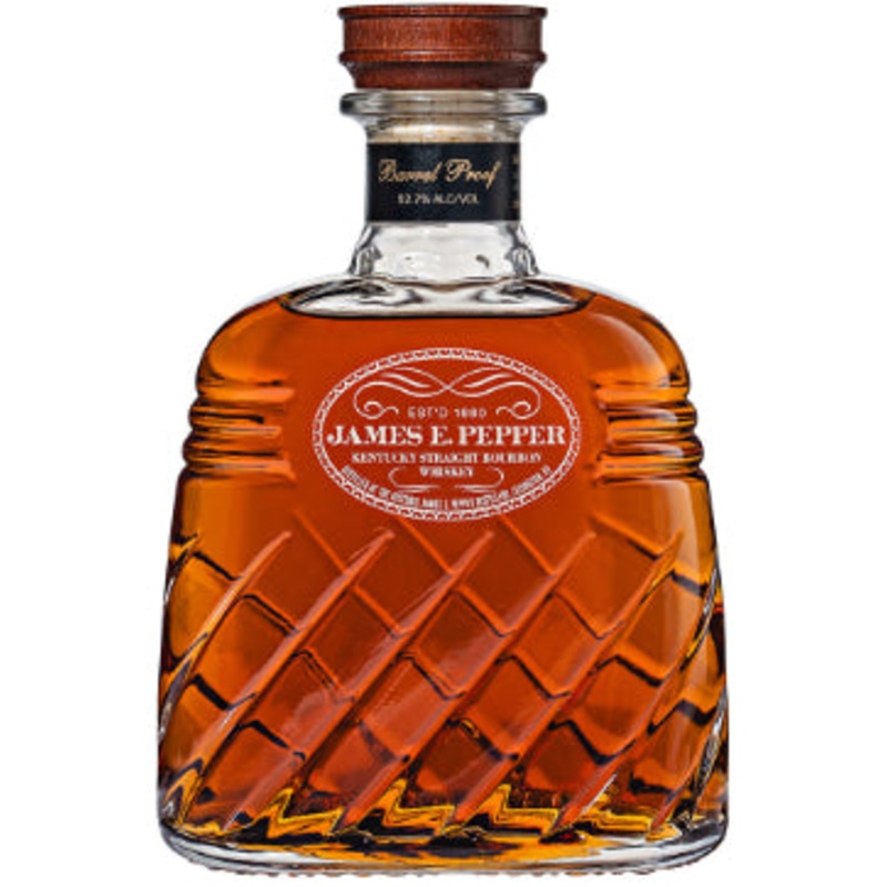 James E Pepper Barrel Proof Decanter (750Ml)